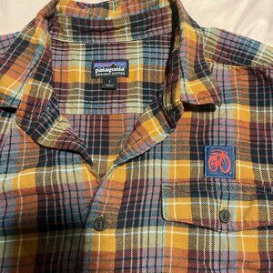 Men's Long-Sleeved Lightweight Flannel Shirt New Belgium Branded